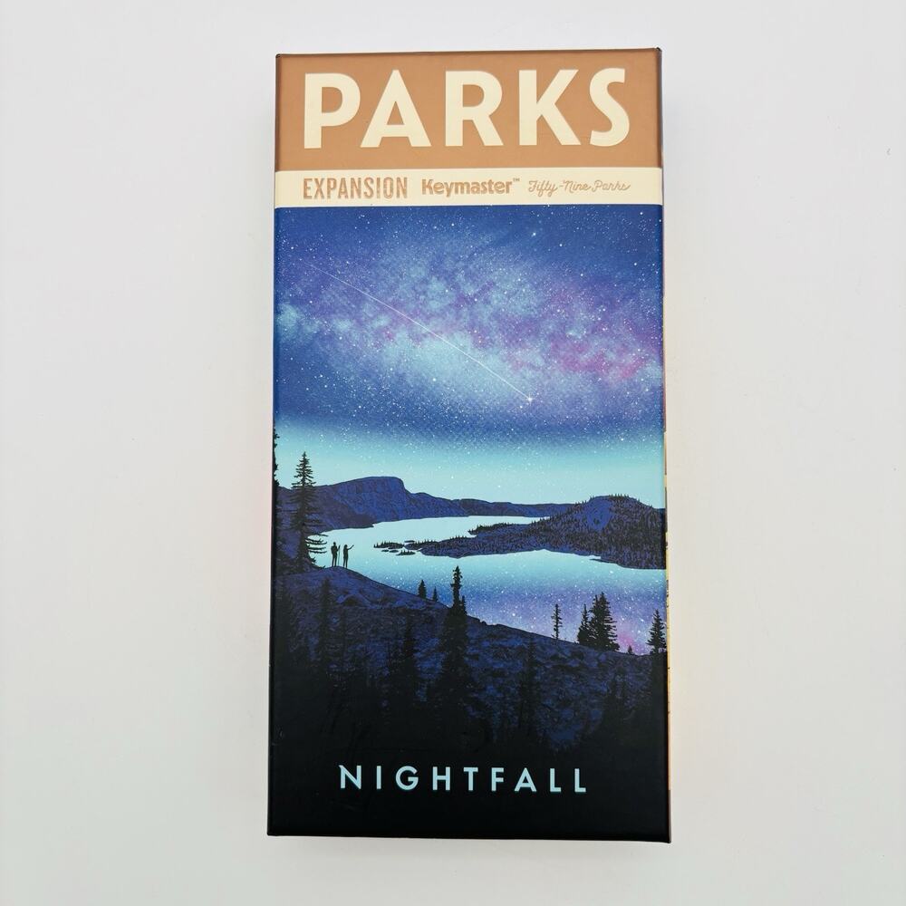 Parks Nightfall - Board Game Expansion Keymaster Games CIB Complete RARE